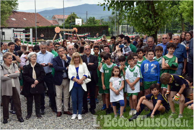 Frossasco, inaugurazione nuova area sportiva Parco Gra
