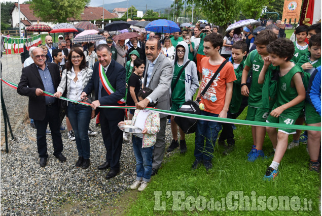 Frossasco, inaugurazione nuova area sportiva Parco Gra