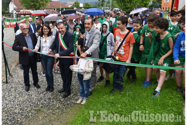 Frossasco, inaugurazione nuova area sportiva Parco Gra