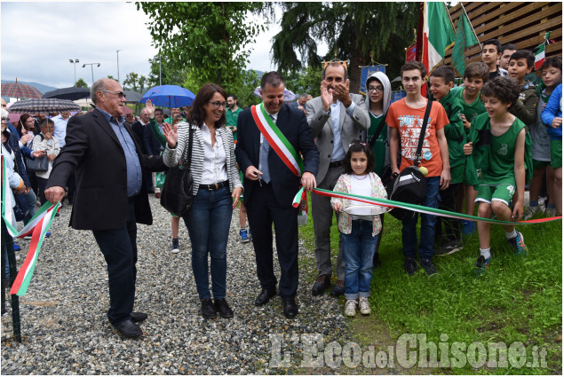 Frossasco, inaugurazione nuova area sportiva Parco Gra