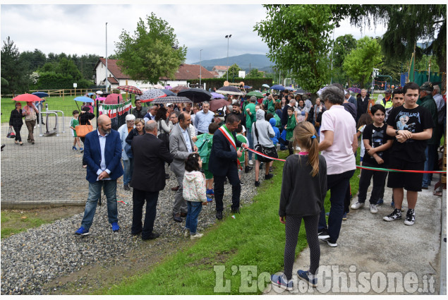 Frossasco, inaugurazione nuova area sportiva Parco Gra