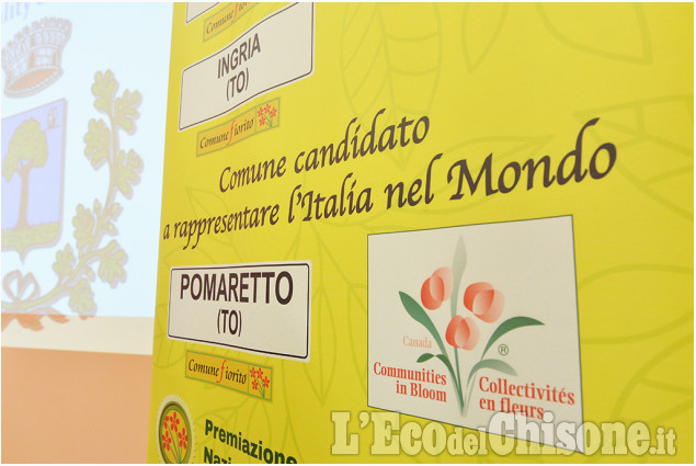 A Pomaretto la giuria mondiale di Communities in bloom