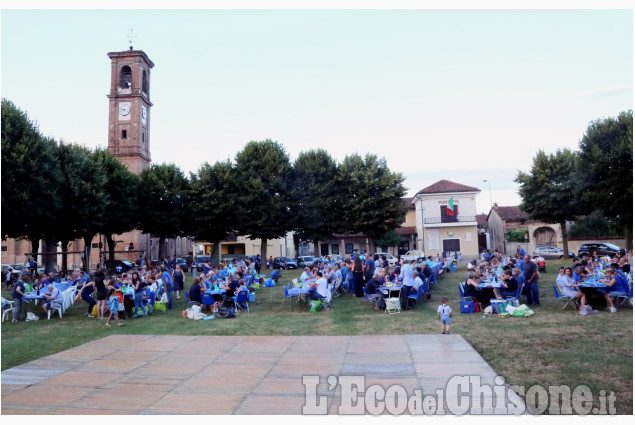 Osasio: oltre 350 persone alla tradizionale “Cena in blu” 