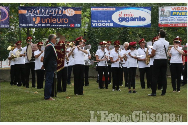 Vigone: La banda musicale in paese