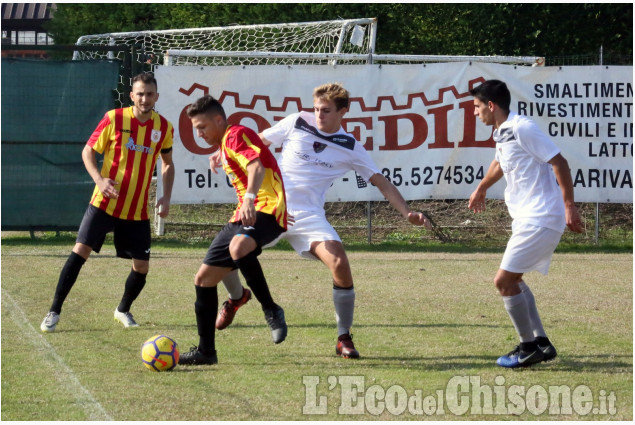 Calcio: a Pancalieri Villafranca vince il derby di Promozione a suon di gol 