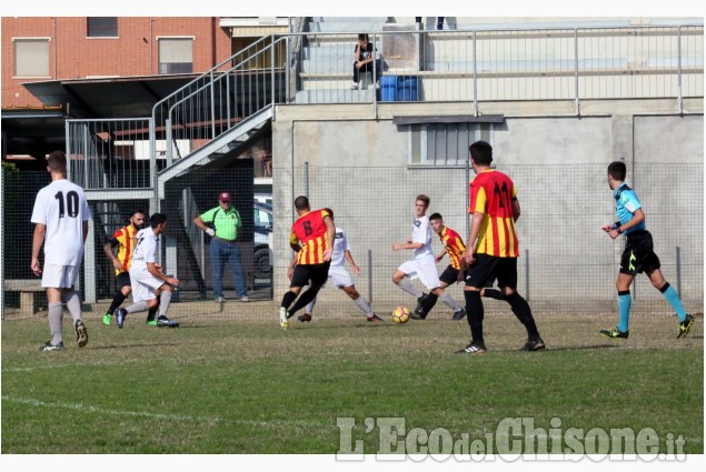 Calcio: a Pancalieri Villafranca vince il derby di Promozione a suon di gol 