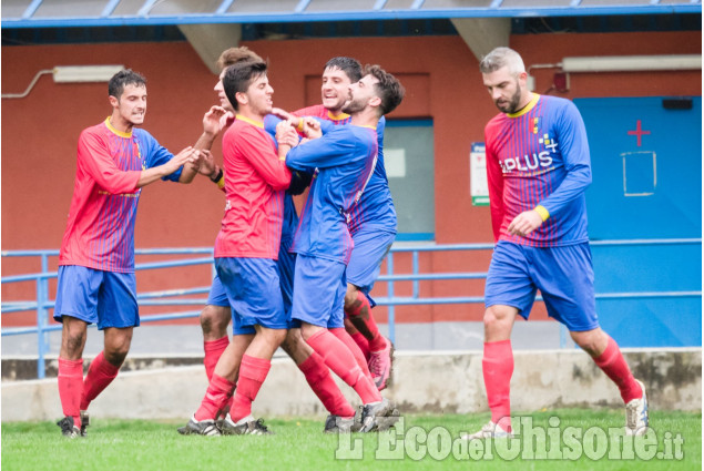 Calcio: termina 2-2 il derby di Villar Perosa