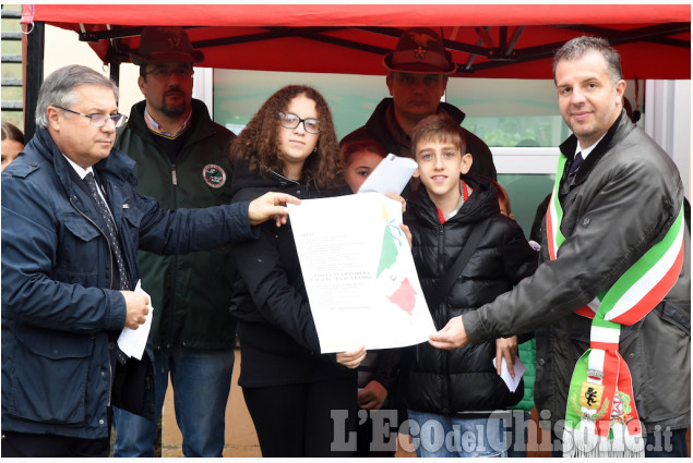 Frossasco  il nuovo Monumento ai Caduti,