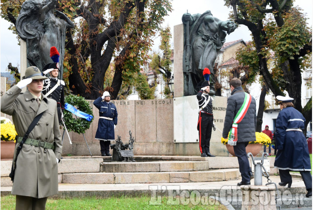 Pinerolo, le celebrazioni del 4 novembre