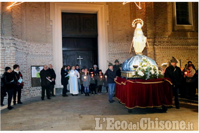 Virle: la suggestiva fiaccolata dell’Immacolata 