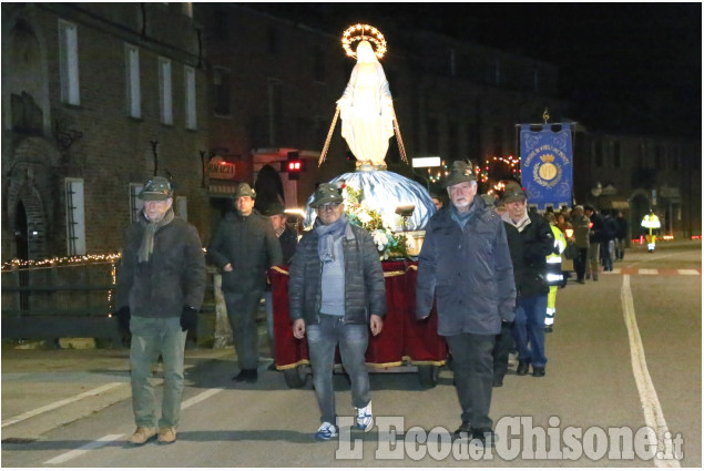 Virle: la suggestiva fiaccolata dell’Immacolata 