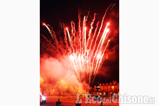 Pinerolo, capodanno in piazza, una bella festa