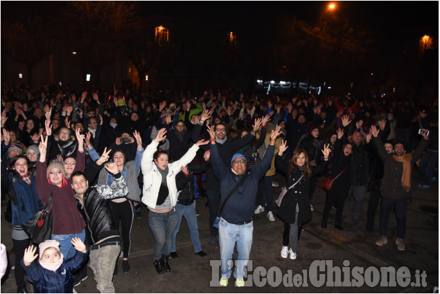 Pinerolo, capodanno in piazza, una bella festa