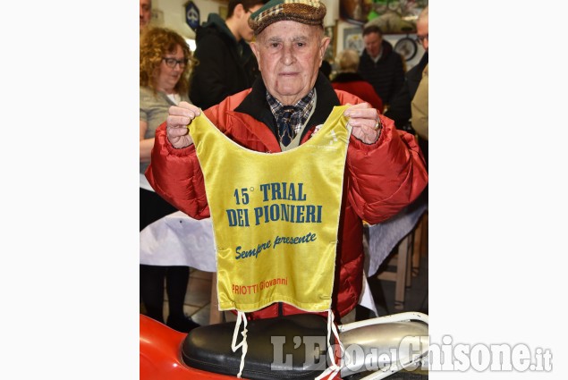 Pinerolo  il “pioniere&quot; del trial Giovanni Priotti compie 85 anni