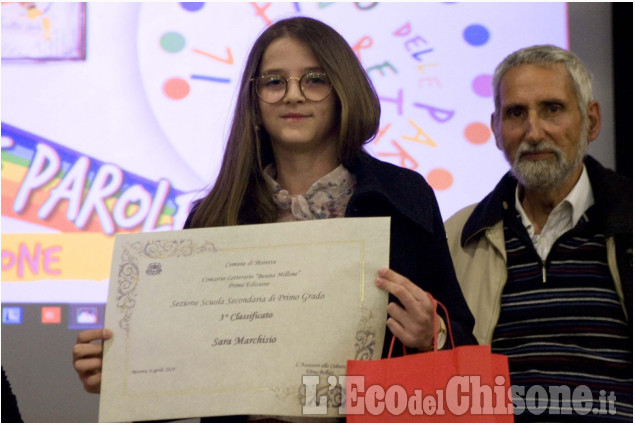 Moretta . cerimonia di premiazione  : concorso letterario &quot;Il filo delle parole&quot; in Cascina San Giovanni. 