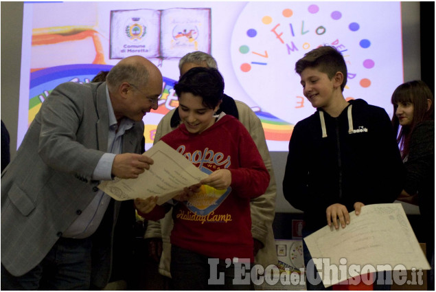 Moretta . cerimonia di premiazione  : concorso letterario &quot;Il filo delle parole&quot; in Cascina San Giovanni. 