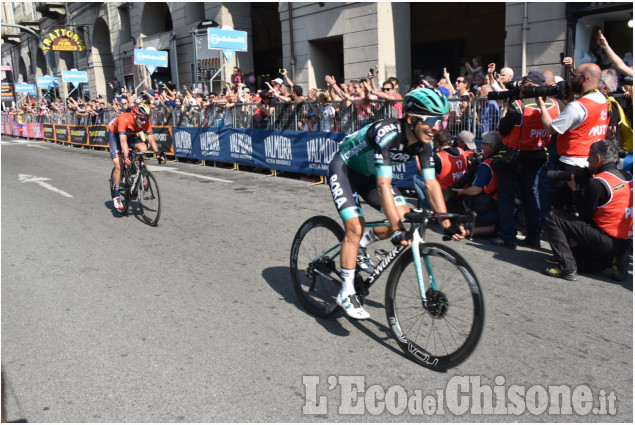 Sul Podio di Pinerolo Faustino Coppi premia Benedetti