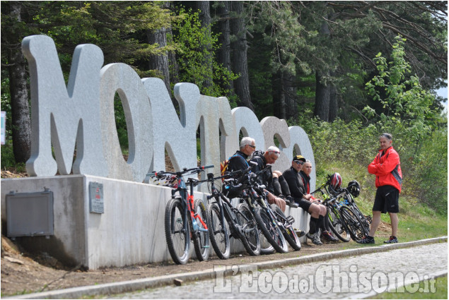 L&#039;arrivo a Montoso: il Gran premio della montagna di Brambilla