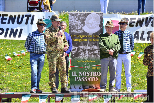 Alpini in marcia da Pragelato a Sestriere