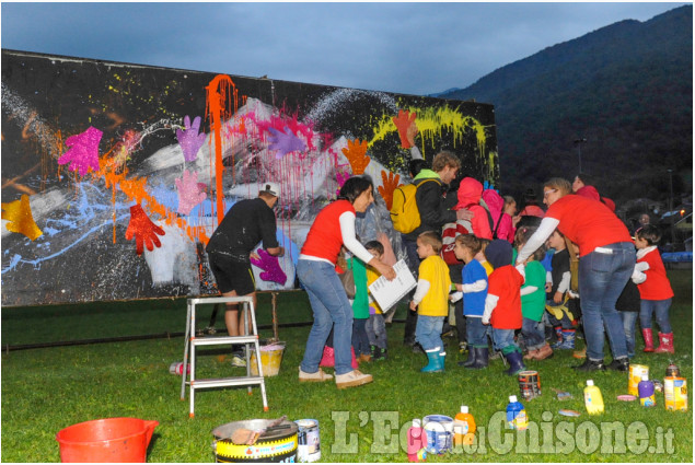 Pinasca: la serata inaugurale delle Mini Olimpiadi di Valle