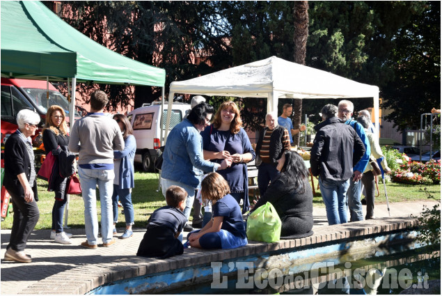 Cumiana, produttori agricoli nei giardini Tassone
