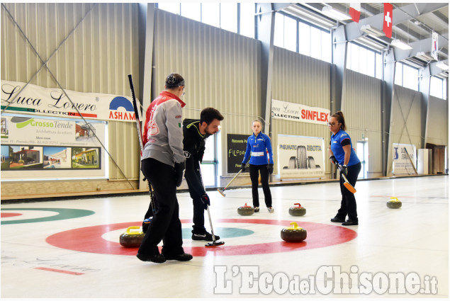 Curling ,Pinerolo ripetuta la finale tricolore misto