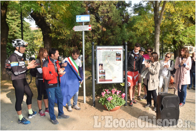 Pinerolo: inaugurazione del sentiero &quot;Verso Canada&quot;