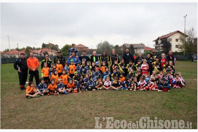 Rugby: concentramento di bambini a Volvera