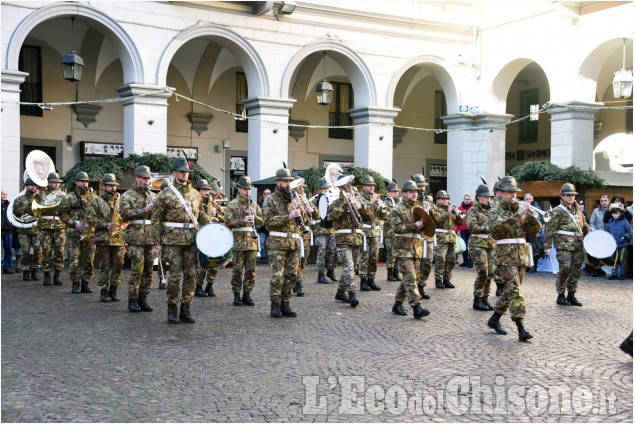 Pinerolo: la Fanfara  Alpina Taurinense 