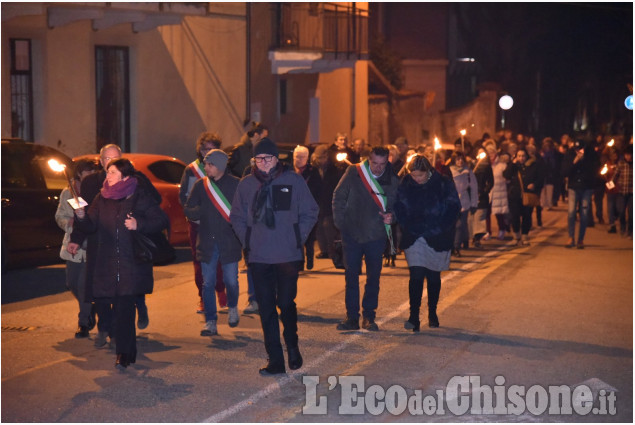 Pinerolo il falò della libertà