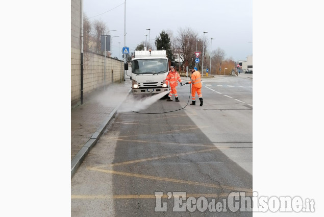 Pulizia strade a Villafranca