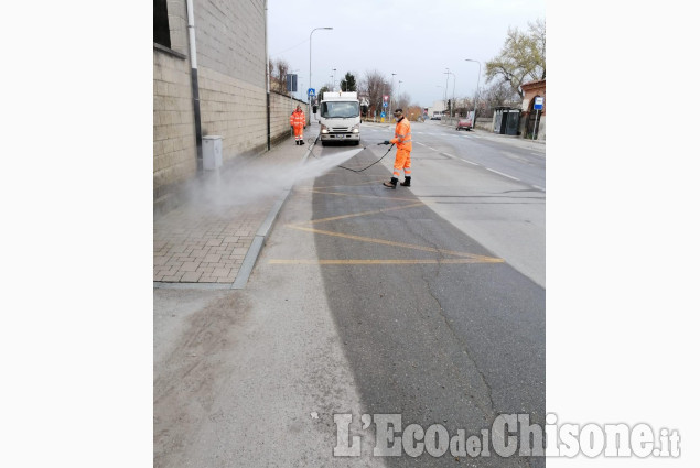 Pulizia strade a Villafranca