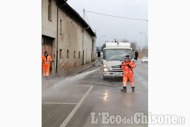 Pulizia strade a Villafranca