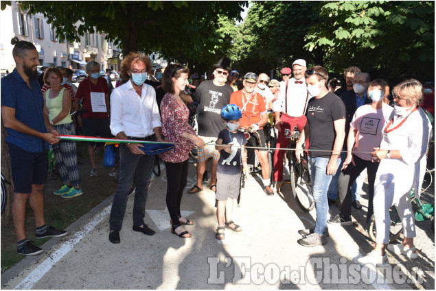 Pinerolo: inaugurata la pista ciclabile