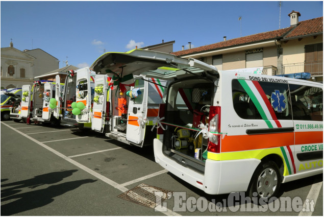 None : Croce verde inaugurazione ambulanza e automediche