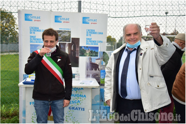 Riva di Pinerolo inaugurato Punto Acqua SMAT