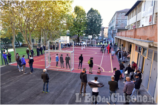 Inaugurato il nuovo campo polivalente all'oratorio San Domenico di Pinerolo