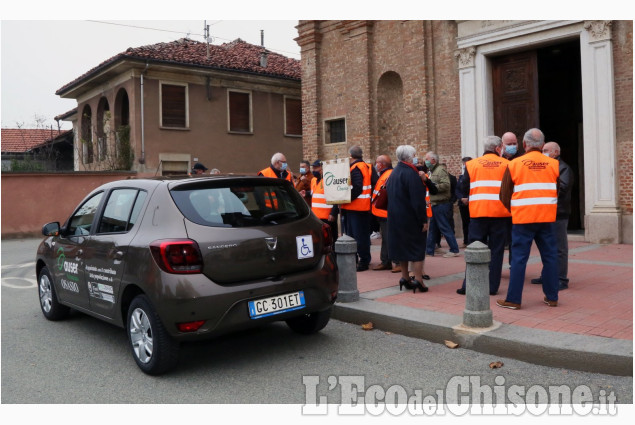 Osasio inaugurata la nuova vettura dell'Auser