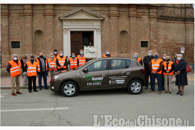 Osasio inaugurata la nuova vettura dell'Auser