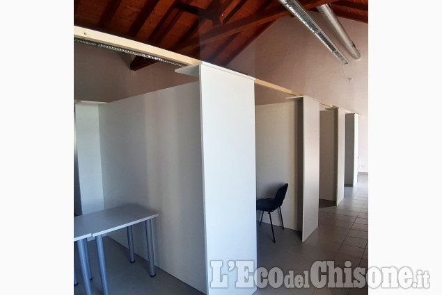 Il Centro vaccinale di Abbadia di Pinerolo operativo dal 5 aprile è quasi pronto