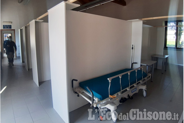 Il Centro vaccinale di Abbadia di Pinerolo operativo dal 5 aprile è quasi pronto