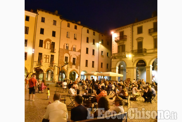 Pinerolo la notte dei Dehors