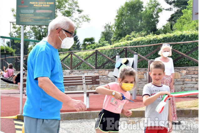 Cantalupa ,un nuovo parco in piazza Fidas