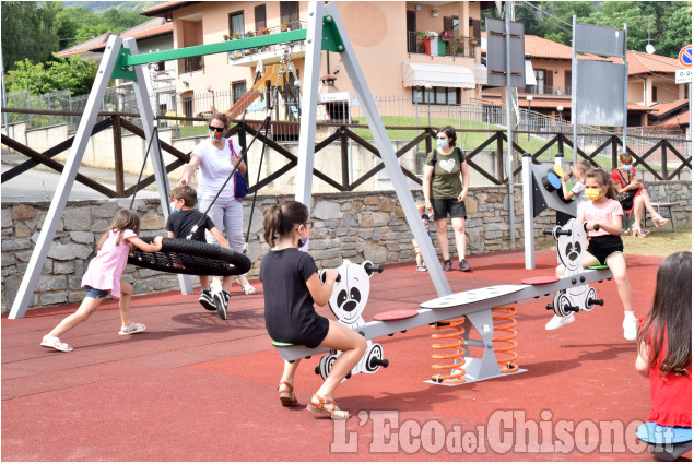 Cantalupa ,un nuovo parco in piazza Fidas