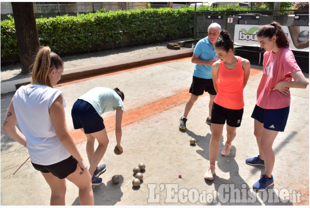 Bocce al Veloce Club di Pinerolo, Stage Nazionale Femminile