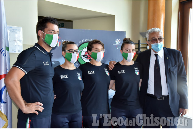 Cantalupa: Conferenza della  Nazionale Arcieri alle Olimpiade di Tokio 