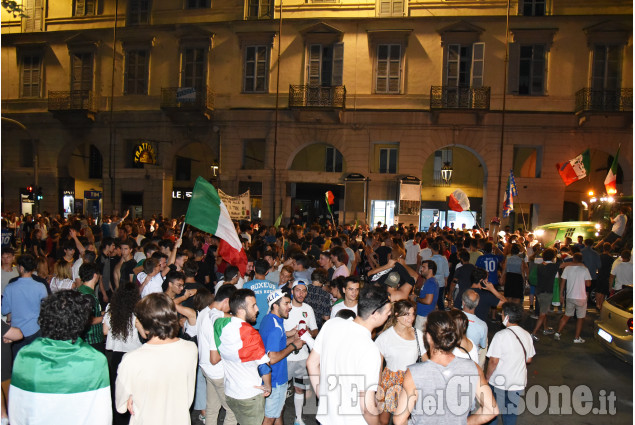 Pinerolo: Italia campione d'Europa, alcuni scatti della serata