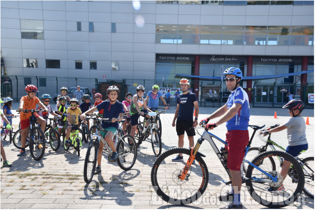 Pinerolo iniziata la scuola di ciclismo per i più piccoli con Jacopo Mosca