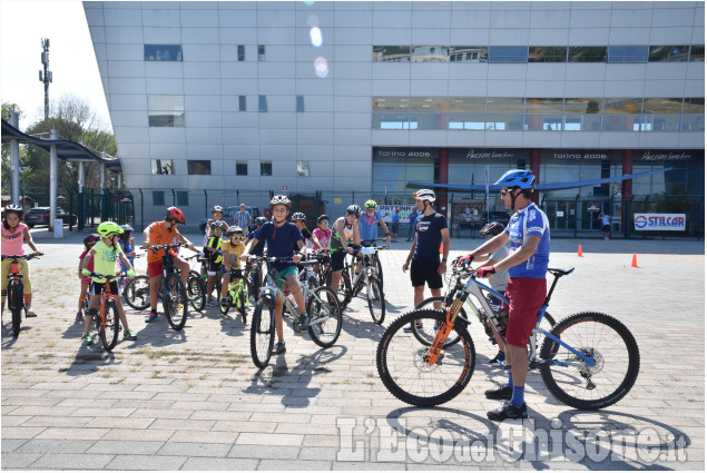 Pinerolo iniziata la scuola di ciclismo per i più piccoli con Jacopo Mosca