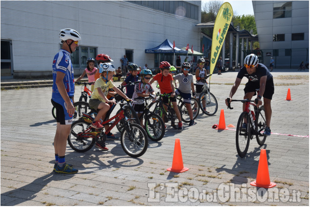 Pinerolo iniziata la scuola di ciclismo per i più piccoli con Jacopo Mosca